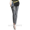 LOWEST PRICE Sexy Women Stretch Faux Denim Jeans Leggings Skinny Slim LOWEST PRICE Sexy Women Stretch Faux Denim Jeans Leggings Skinny Slim