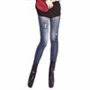 LOWEST PRICE Sexy Women Stretch Faux Denim Jeans Leggings Skinny Slim LOWEST PRICE Sexy Women Stretch Faux Denim Jeans Leggings Skinny Slim