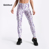 Low Price Promotion Women Fitness Leggings Cartoon Printed High Waist Pants Free Shipping Plus Size S-4XL