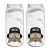 Low Ankle Socks 2016 Fashion Printing Unisex Emoji Pattern Meias Feminina Funny women Short socks