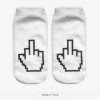 Low Ankle Socks 2016 Fashion Printing Unisex Emoji Pattern Meias Feminina Funny women Short socks