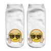 Low Ankle Socks 2016 Fashion Printing Unisex Emoji Pattern Meias Feminina Funny women Short socks