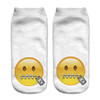Low Ankle Socks 2016 Fashion Printing Unisex Emoji Pattern Meias Feminina Funny women Short  socks