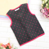 Baby Girls Sleeveless Soft Printing Fleece Vest Waistcoat with Fluffy for Spring Autumn in 100% Polyester