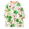 Baby Girls Long Sleeve Dress Robe Princesse Fille Christmas Dress Pattern Kids Dresses for Girls Clothes Children Vestidos