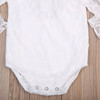 Baby Girls Long Sleeve Cute Floral Jumpsuit Playsuit Clothes Outfits Toddler Infant Baby Girl Bodysuits Lace Tops