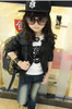 Baby Girls Leather Jacket Kids And Coats Spring Kids Leather Jackets Boys Casual Black Solid Children Outerwear 2018 New