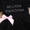 Baby Girls Kids Infant Newborn Summer Short Sleeve Letter BOW Lace Mini Dress Pageant Party Tutu Ball Gown Tulle Princess Dress