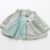 Baby Girls Jackets 2017 Spring Solid Cotton Coat Windbreaker For Girls Toddler Kids Casual Outerwear double-breasted Windbreaker
