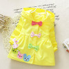 Baby Girls Jacket Clothes 2017 Spring Cotton Sweet Newborn Baby Bow Cartoon Bear Hooded Windbreaker For Girls Jackets And Coats