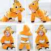 Baby Rompers Animals Warm Winter Coral Fleece Cute Fish Pajamas Christmas Newborn Baby Boy Girl Pijamas de bebe recem nascido