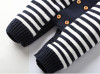 Baby Romper Thick Fleece Warm Cardigan for Winter Kids Knitted Sweater Infant's Climbing Clothes Hooded Girl Boys Outwear CL0434
