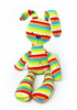 Baby Rabbit Sleeping Comfort Toys with Rainbow Color Knitted Sweet Cute Stuffed Toys Bunny Dolls For kids girl Birthday Gifts