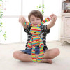 Baby Rabbit Sleeping Comfort Toys with Rainbow Color Knitted Sweet Cute Stuffed Toys Bunny Dolls For kids girl Birthday Gifts
