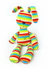 Baby Rabbit Sleeping Comfort Toys with Rainbow Color Knitted Sweet Cute Stuffed Toys Bunny Dolls For kids girl Birthday Gifts