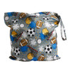 Baby Protable Nappy Zipper Diaper Bag Washable Nappy Wet Dry Cloth Waterproof