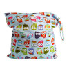 Baby Protable Nappy Zipper Diaper Bag Washable Nappy Wet Dry Cloth Waterproof