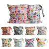 Baby Protable Nappy Zipper Diaper Bag Washable Nappy Wet Dry Cloth Waterproof