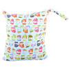 Baby Protable Nappy Reusable Washable Wet Dry Cloth Zipper Waterproof Diaper Storage Bag High Quality
