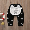 Baby Pants Cute Animals High Waist Pants Trousers Lovely Baby Kids Girls Boys Pants Casual
