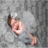 Baby Newborn Photography Props Girl Skirt Bowknot Baby Tutu Skirt Tulle Baby Photo Props Flower Headband Cap Fotografia Crochet