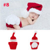 Baby Newborn Photography Props Costume Toddler Animal Beanie with Diaper Cover Cocoon Handmade Knitted Hat 0-12M SG041