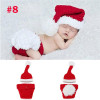 Baby Newborn Photography Props Costume Toddler Animal Beanie with Diaper Cover Cocoon Handmade Knitted Hat 0-12M SG041