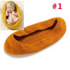Baby Newborn Photography Props Costume Toddler Animal Beanie with Diaper Cover Cocoon Handmade Knitted Hat 0-12M SG041