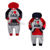 Baby Newborn I Love Mam Dad Costume Baby Girls Boys Jumpsuit clothing 2015 Winter Romper Body baby clothes Baby Newborn I Love Mam Dad Costume Baby Girls Boys Jumpsuit clothing 2015 Winter Romper Body baby clothes