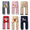 Baby Leggings cotton knitted Baby pants yarn dyed Cartoon characters toddler boys pants elastic waist Girls leggings trousers