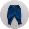 Baby knit jeans children fall boys pants baby cartoon trousers wholesale