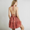 BellFlower 2017 Summer Bohemian Women Mini Dress  Backless Beach Dress Holiday Boho Strapless Sexy Ball Gown Hippie Chic Dress