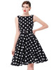 Belle Poque Women Summer Dress 2017 Rockabilly Audrey Hepburn Tunic robe Casual Clothing Vestidos 50s Vintage Plaid Dresses