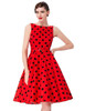 Belle Poque Women Summer Dress 2017 Rockabilly Audrey Hepburn Tunic robe Casual Clothing Vestidos 50s Vintage Plaid Dresses
