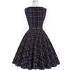 Belle Poque Women Summer Dress 2017 Rockabilly Audrey Hepburn Tunic robe Casual Clothing Vestidos 50s Vintage Plaid Dresses
