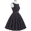 Belle Poque Women Summer Dress 2017 Rockabilly Audrey Hepburn Tunic robe Casual Clothing Vestidos 50s Vintage Plaid Dresses