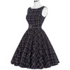Belle Poque Women Summer Dress 2017 Rockabilly Audrey Hepburn Tunic robe Casual Clothing Vestidos 50s Vintage Plaid Dresses