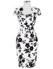 Belle Poque Women Plus Size Dresses Rockabilly Clothing Floral Summer Casual Party Office Sexy Pencil 50s Vintage Bodycon Dress