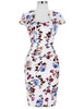 Belle Poque Women Plus Size Dresses Rockabilly Clothing Floral Summer Casual Party Office Sexy Pencil 50s Vintage Bodycon Dress