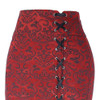 Belle Poque Vintage Skirts Womens 2017 Retro Gothic Saia Jacquard Sexy Fishtail Slim OL Corset Style Lace Up Women Long Skirt