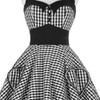 Belle Poque Summer Dress Plus Size Women Clothing 2017 Retro Swing Gown Pin up Plaid Robe Vintage 60s 50s Rockabilly Dresses