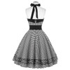 Belle Poque Summer Dress Plus Size Women Clothing 2017 Retro Swing Gown Pin up Plaid Robe Vintage 60s 50s Rockabilly Dresses