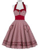 Belle Poque Summer Dress Plus Size Women Clothing 2017 Retro Swing Gown Pin up Plaid Robe Vintage 60s 50s Rockabilly Dresses