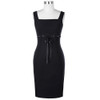 Belle Poque Vintage Dress Women 2017 Tank Sleeveless Little Black Sheath Bodycon Rockabilly Vestido Evening Party Pencil Dresses