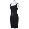 Belle Poque Vintage Dress Women 2017 Tank Sleeveless Little Black Sheath Bodycon Rockabilly Vestido Evening Party Pencil Dresses