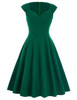 Belle Poque Summer Dress 2017 Robe Sexy Black Green Women Dress Tunic Casual 1950s 60s Retro Vintage Rockabilly Big Swing Dress