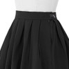 Belle Poque Sexy Mini Skirts Womens faldas saia 2017 Summer Vintage High Waist Skirt Flared Ladies Black Red Short Pleated Skirt