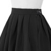 Belle Poque Sexy Mini Skirts Womens faldas saia 2017 Summer Vintage High Waist Skirt Flared Ladies Black Red Short Pleated Skirt