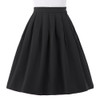 Belle Poque Sexy Mini Skirts Womens faldas saia 2017 Summer Vintage High Waist Skirt Flared Ladies Black Red Short Pleated Skirt