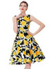 Belle Poque Print Floral 50s 60s Vintage Dresses Audrey Hepburn 2017 New style Summer Retro Dress Vestidos robe Womens Clothing
